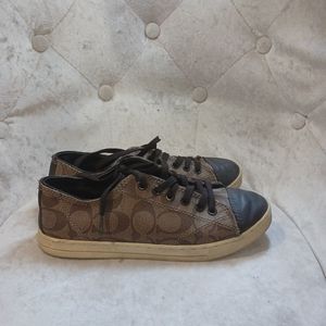 Coach Signature Canvas Sneakers